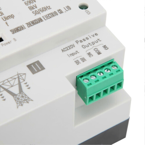 (As show, One size) Dual Power Automatic Transfer Switch Uninterrupted 2 Way Controller ZGQ5-100/2P 220V 2