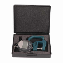 (As show, One size) Digital Display Paper Leather Cloth Thickness Gauge Measuring Tool Range 012.7mm 0.01mm