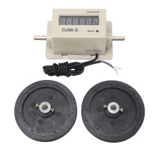 (As show, One size) Metric Measuring Wheel in Meters 0.01999999m Digital Meters Measure Wheel Distance Measuring Wheel with 2 Wheels AC110V