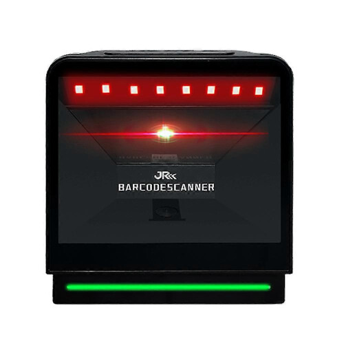 (As show, One size) 1D 2D Desktop Barcode Scanner QR code reader Omnidirectional Intelligent Sensor Scanning Wired USB Desktop Hands-free Auto-sensing Barcode Scannerfor 1