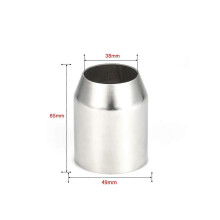 (As show, One size) 38-51mm Universal Motorcycle Exhaust Pipe Tail Refit Exhaust Muffler Fit for Motorcycles ATV
