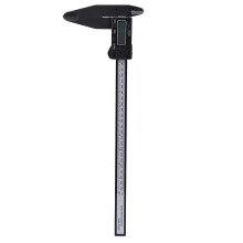 (As show, One size) 150mm/300mm Digital Electronic Caliper Carbon Ruler with Long Jaw Measuring Tool 300mm Electronic Caliper