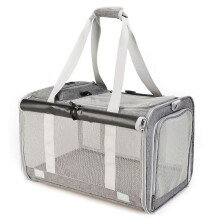 (As show, One size) Cat Carrier Bag Portable Foldable Pet Carrier for Small Cats and Dogs with Large Opening Breathable Hands-Free Pet Carrying Bag for Travel