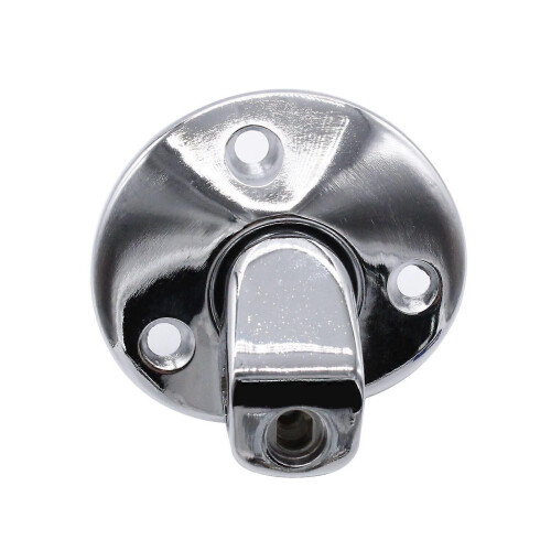 (As show, One size) One Pair Sunvisor Support Brackets Kit Chrome with Screws Bushing 2