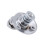 (As show, One size) One Pair Sunvisor Support Brackets Kit Chrome with Screws Bushing 2