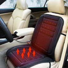 (As show, One size) Car Van Auto Heated Padded Pad Hot Seat Cushion Cover Warmer 12V