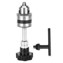 (As show, One size) Aluminum Alloy Large Chuck Hand Twisted Drill Woodworking Drill with 1.5-10mm Clamping Range