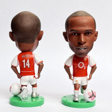 (33) Football star figurine, doll ornament