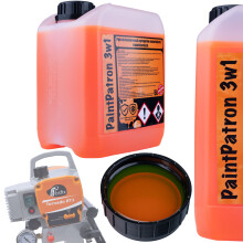 Tartósító és tisztítófolyadék a Rosfix PaintPatron 3in1 5L festőgéphez