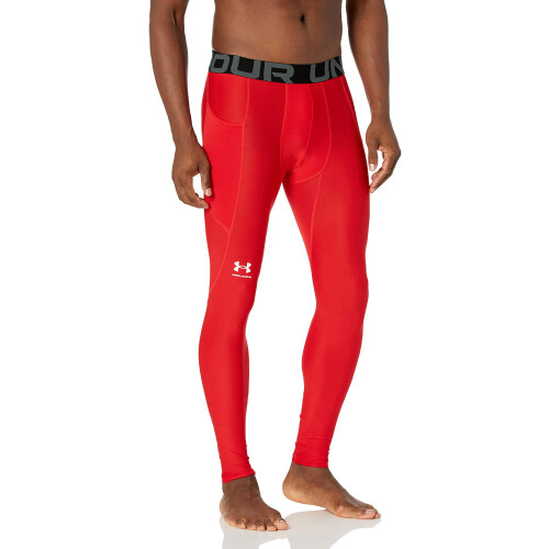 Under Armour Under Armour Ανδρικά HeatGear Armour Κολάν, Κόκκινο (600)/Λευκό, Medium