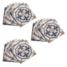 (As show, One size) 30pcs Moroccan Tile Stickers Stickers Bath Art R,6x6 Inch -sjl