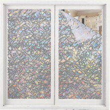 (As show, One size) Windowrivacyilm,ainbowindowlings, Ecorativeindow Vinyl,tainedlassindowecals, H330