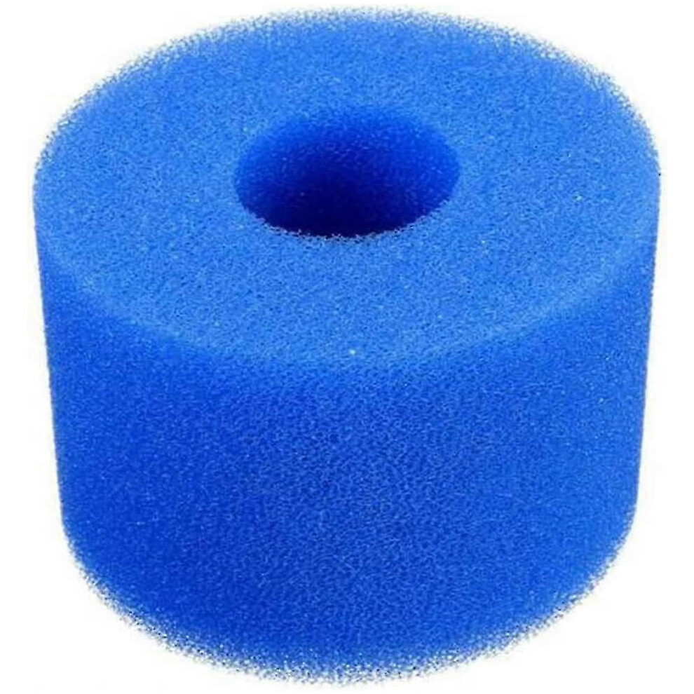 (As Show, One Size) Reusable Washable Swimming Pool Filter Foam Hot Tub Filter Cartridge For Intex S1 Type, Filter Cartridge Sponge For Intex Pure Spa 4909775174151