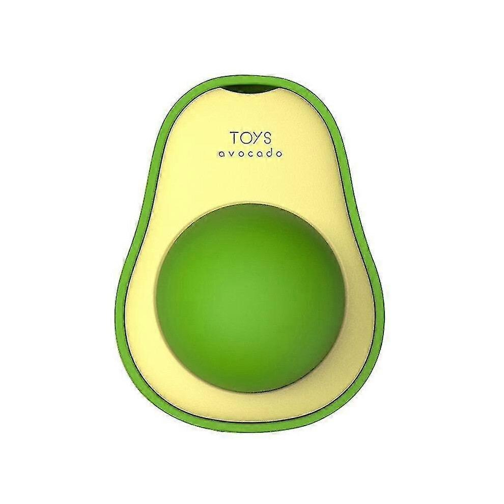 (As Show, One Size) Avocado Catnip Ball Edible Cat Toy Compatible Cats Who Lick Their Teeth To Clean Them. 1 Pc 4909775119763