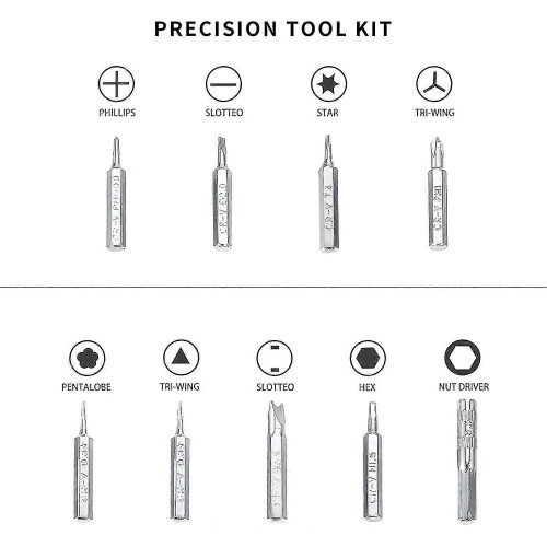 (As show, One size) Screwdriver Tool Set Precision 32 In 1 Repair Kit Mini Driver Kit Multi-function Magnetic Repair Tools 2