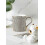 (As show, One size) European Style Gold Ceramic Mug 1 Pc 3