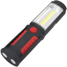 (As show, One size) Torch Working Lamp Cob Led Magnetic Work Light For Home Outdoor, Battery With Usb Style
