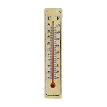 (As show, One size) Wall Thermometer Wooden Indoor Thermometers With High Precision Wooden Wall Thermometer