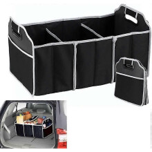 (As show, One size) Car Boot Organiser - Non-slip Tidy Boot Bag - Multi-compartment - Essential Car Accessories, 1pc