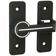 (As show, One size) Luminous Interior Sliding Door Lock,180 Swing Door Hook Latch, Buckle Lock Bolt Anti-theft Hasp
