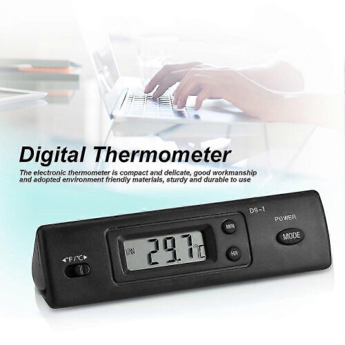 (As show, One size) Digital Lcd Temperature, Electronic Thermometer Meter, Temperature Probe, Wired Sensor Probe compatible Fridge Bedroom 2
