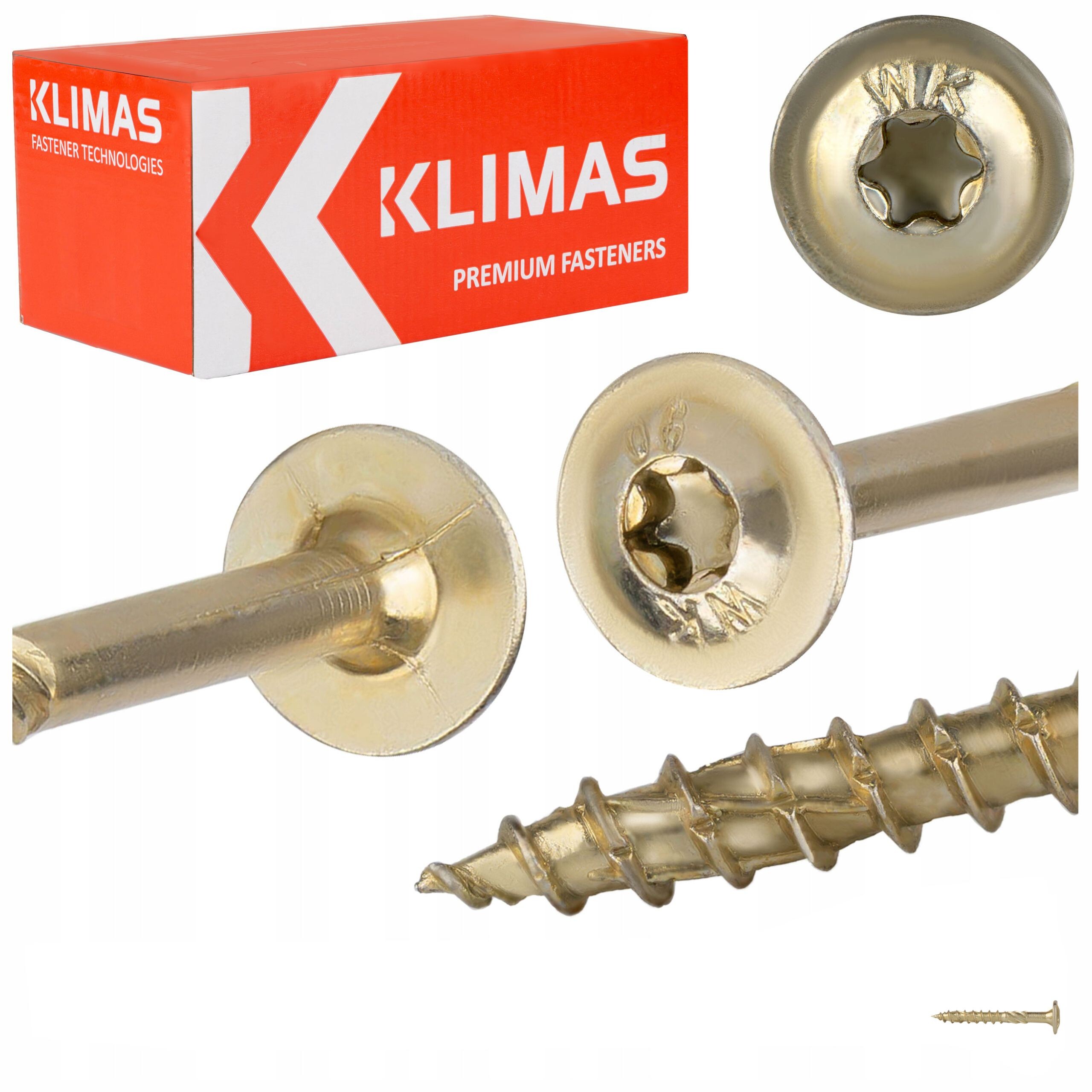 Zimmerschrauben mit Tellerkopf WKCP-06050 on OnBuy
