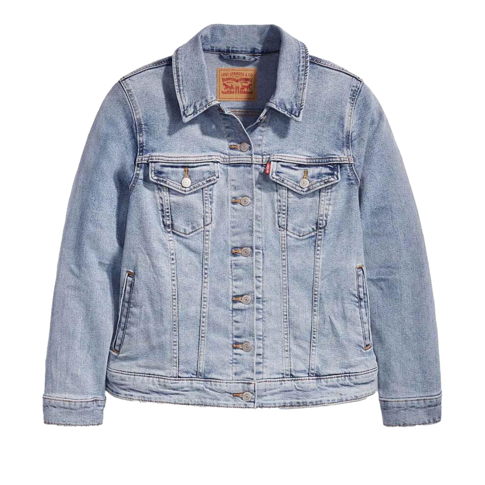 (18 UK - 20 UK, Denim) Levis Womens/Ladies Original Plus Trucker Jacket