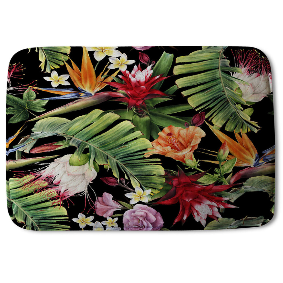 Bathmat - Tropical Flowers & Plant Leaves (Bath mats)-image-OPC-PHHX5JH-NEW