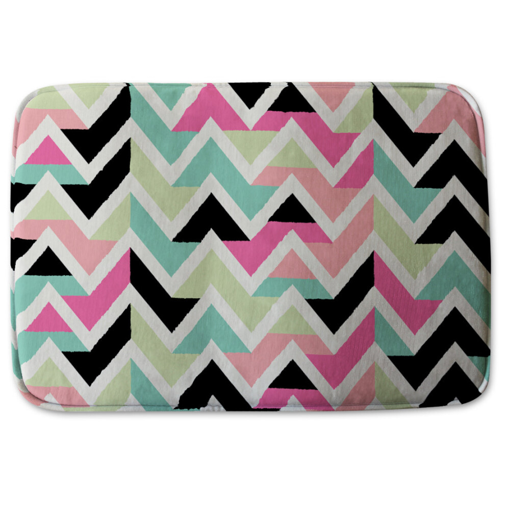 Benjamin Tate Design Summer Hipster Boho Chic (Bathmat)