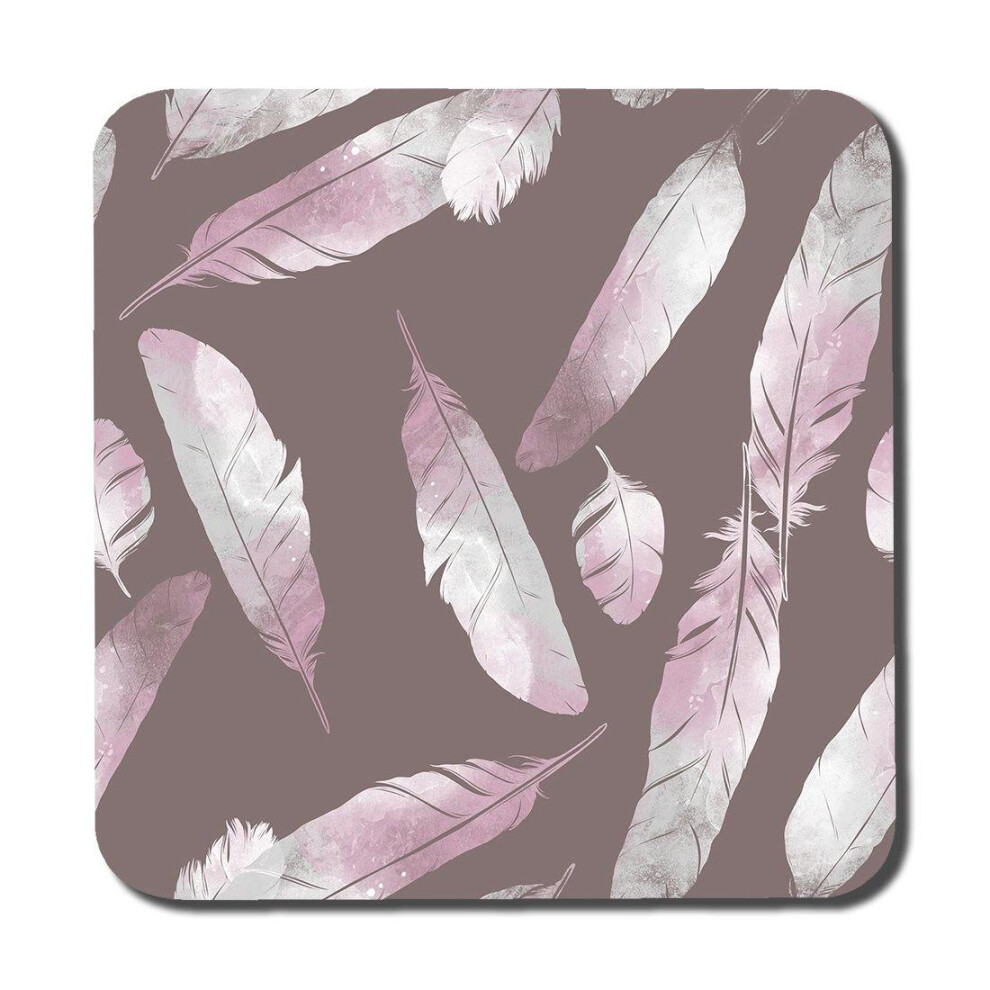 Benjamin Tate Design Imprints Bird Feathers (Coaster)