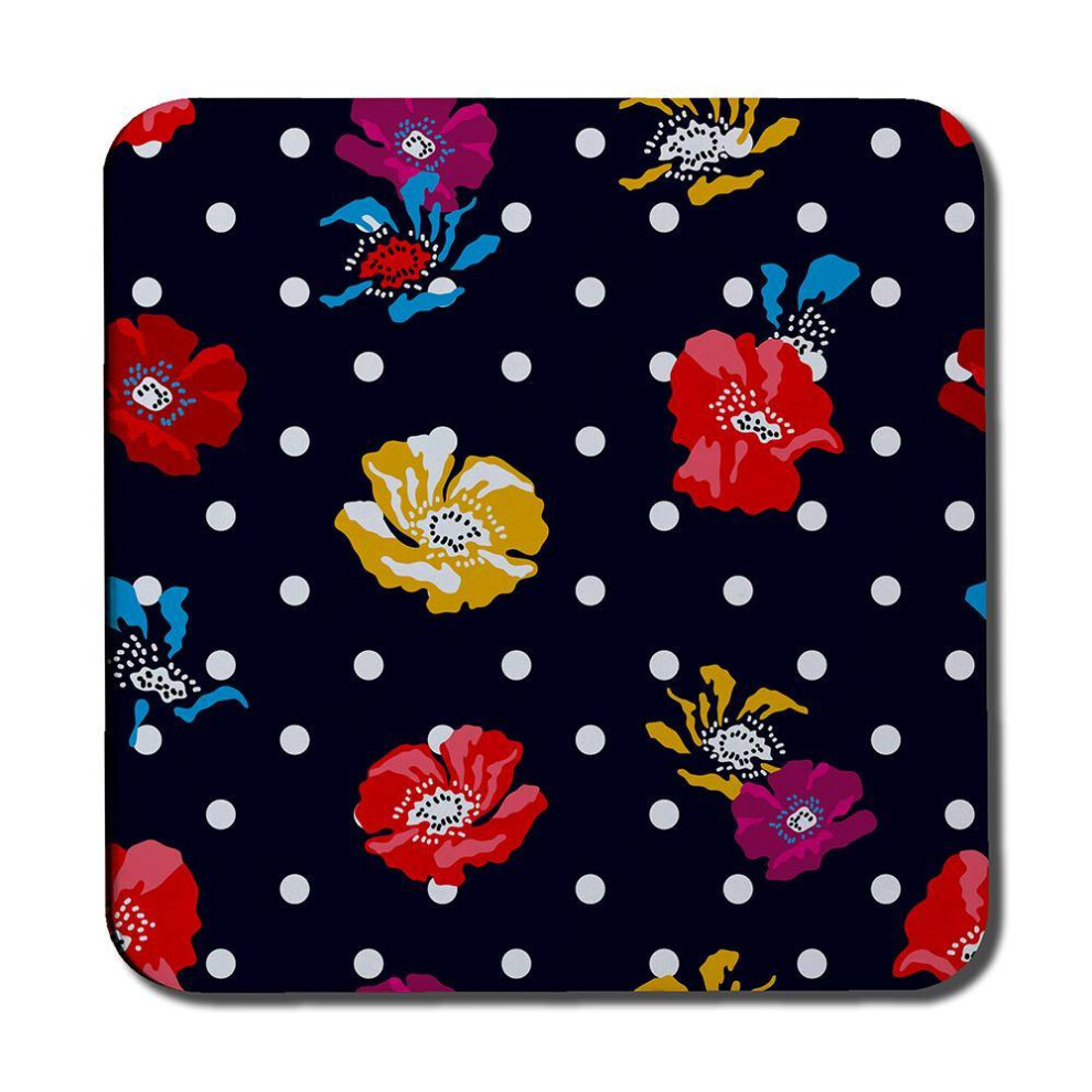 Flowers & Spots (Coaster)-image-OPC-PHHX6RG-NEW