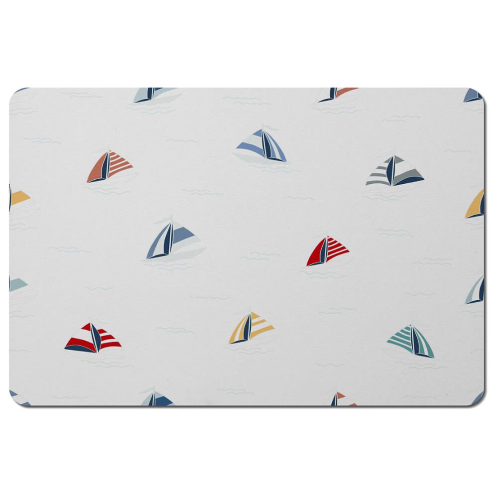 Benjamin Tate Design Striped Sailboats (Placemat)