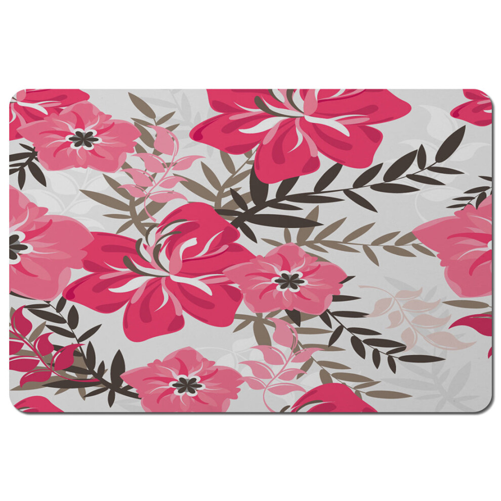 Benjamin Tate Design Pink,Red Red & Pink Floral (Placemat)