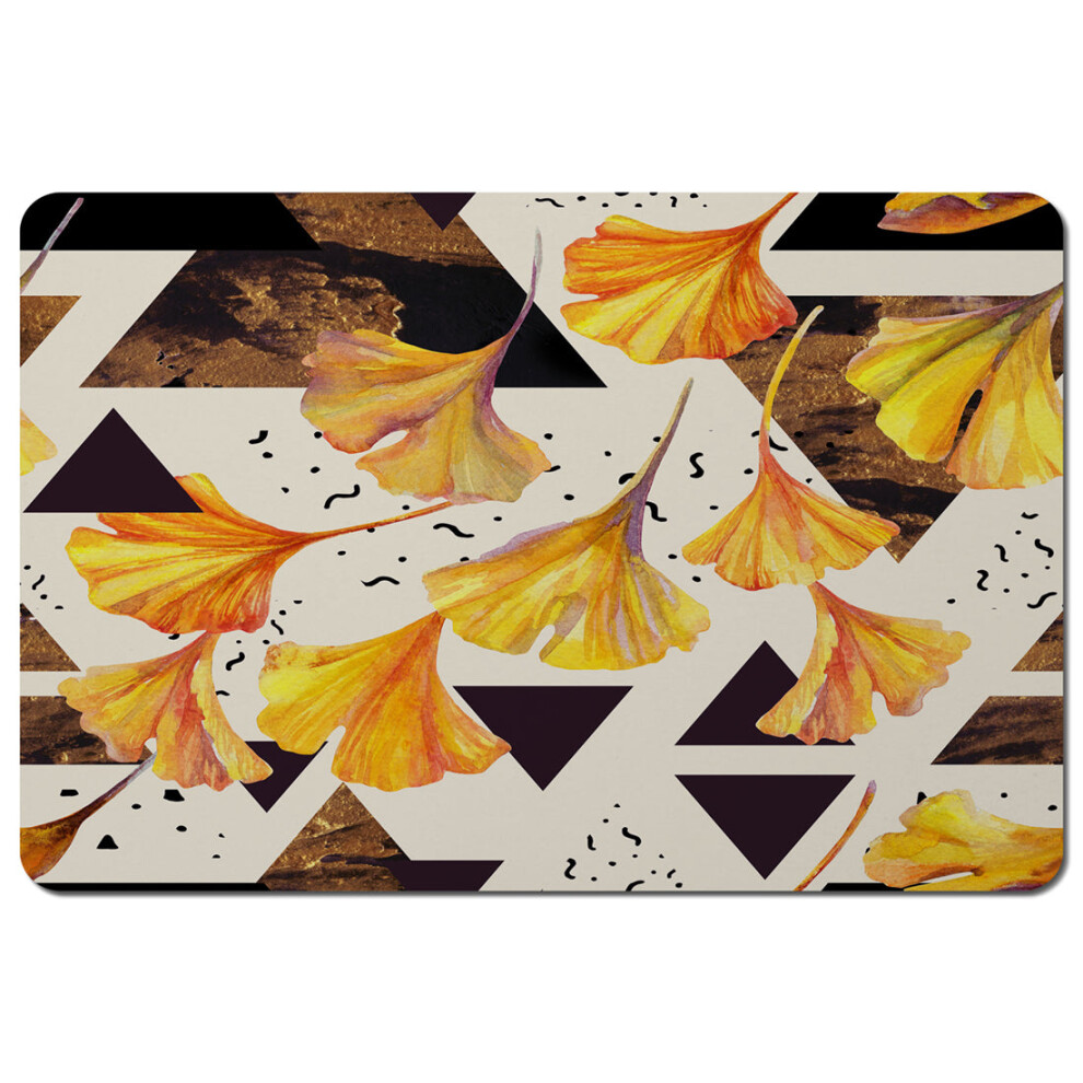 Orange Flowers and Triangles (Placemat)-image-OPC-PHHXDQM-NEW
