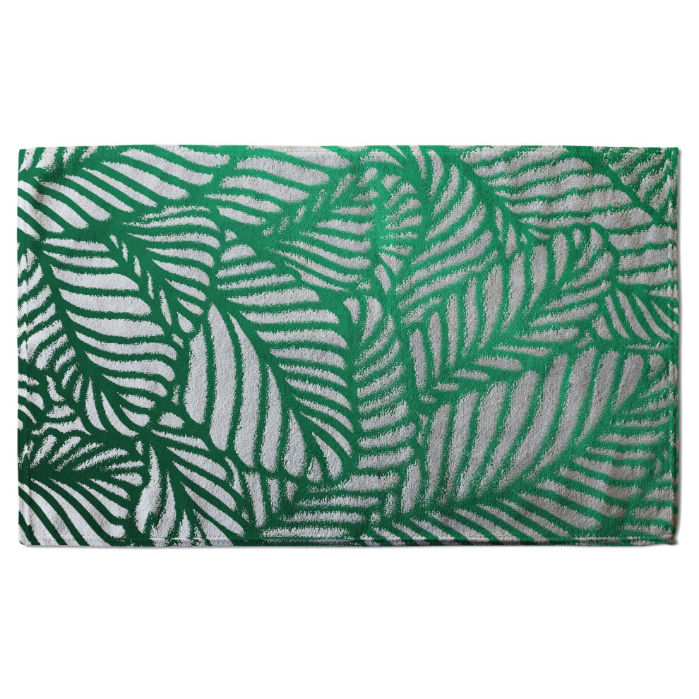 Green Biophilic design with natural analogues texture (Bath Towel)-image-OPC-PHHXFZW-NEW