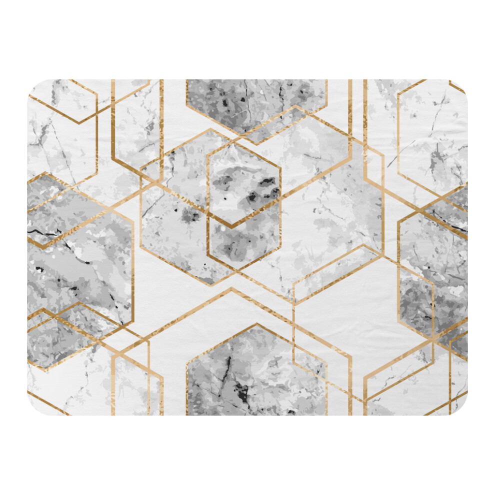 geometric marble pattern with gold glitter (Blanket)-image-OPC-PHHXJ2J-NEW