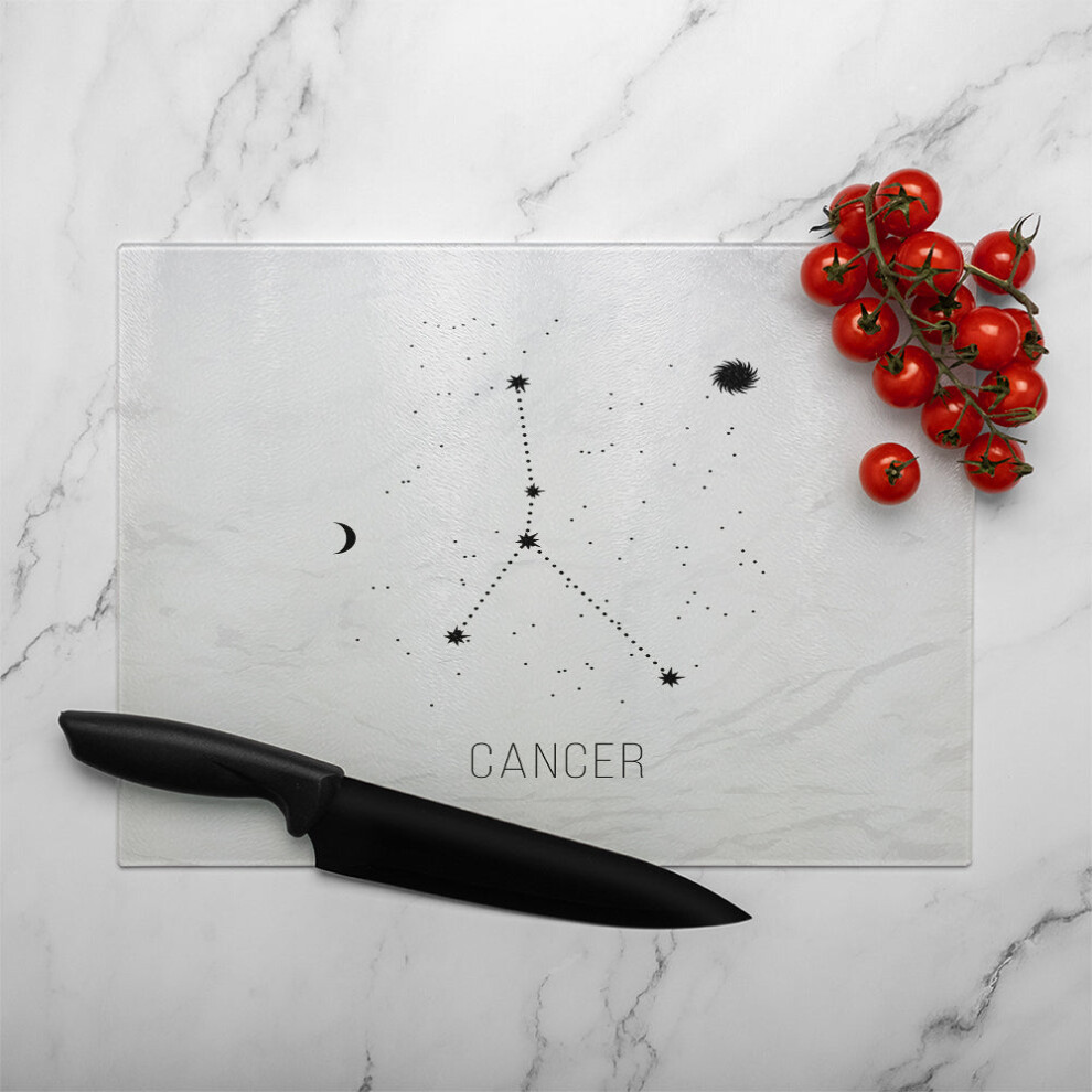 astrology sign cancer dining glass chopping board-image-OPC-PHHXMHC-NEW