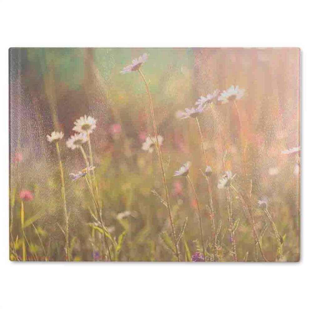 Benjamin Tate Design Chamomile Glass Chopping Board