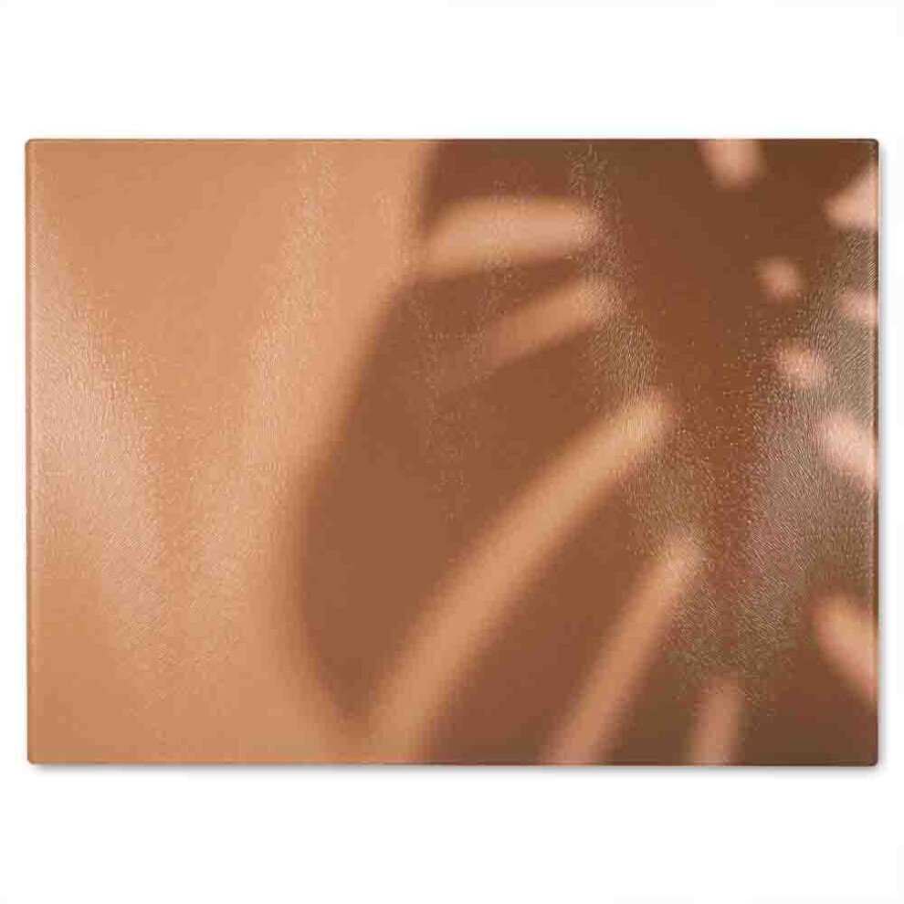 Benjamin Tate Design Monstera Shadow Glass Chopping Board