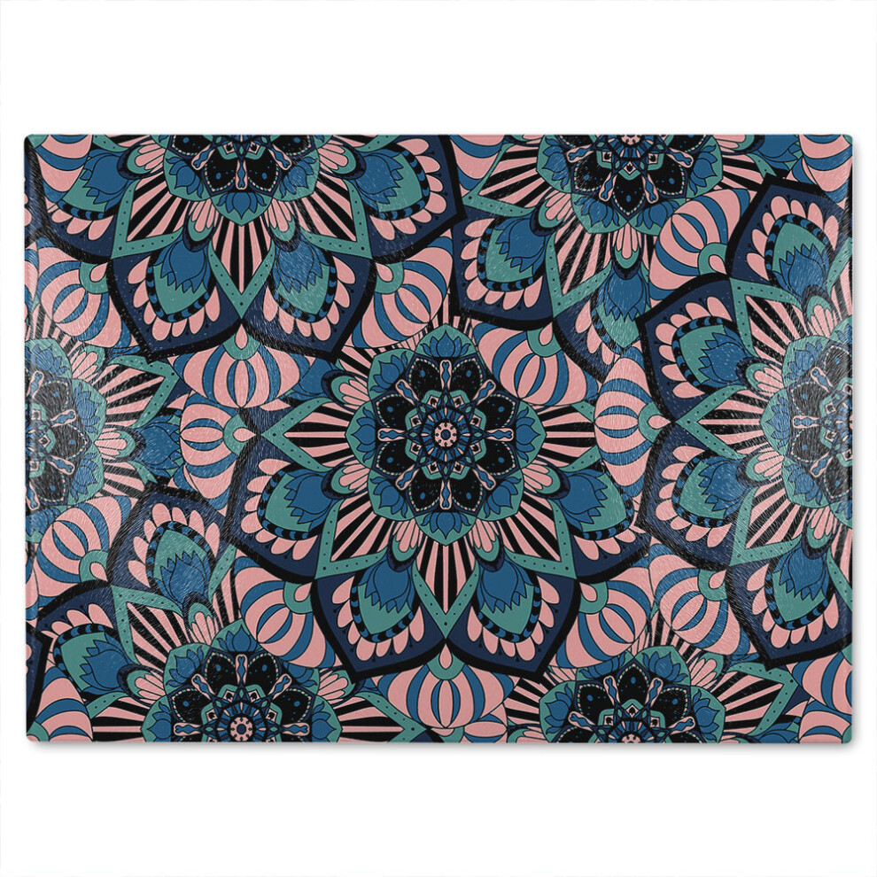 mandalas pattern glass chopping board-image-OPC-PHHXPVR-NEW