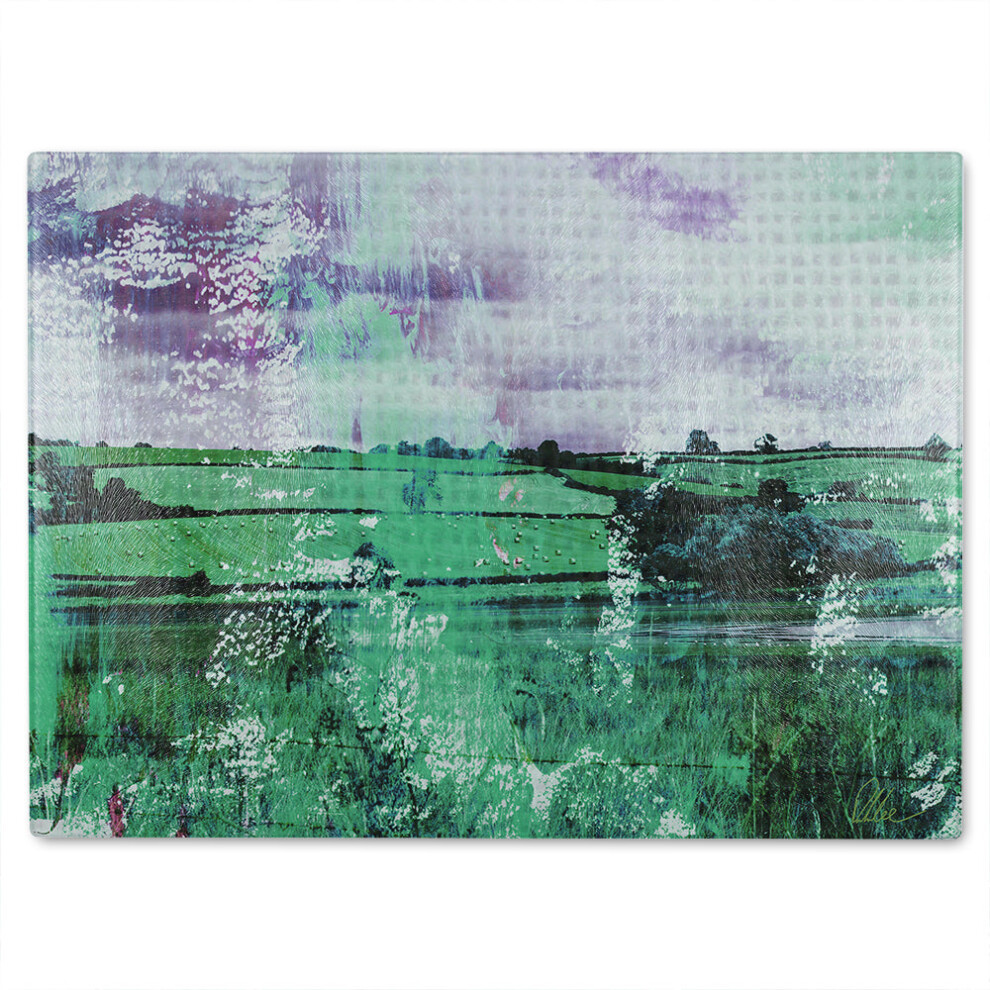 classic green countryside glass chopping board-image-OPC-PHHYDHF-NEW