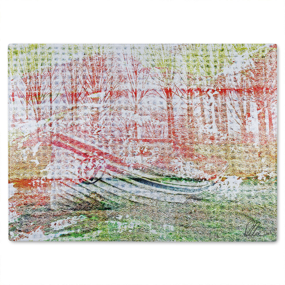 Benjamin Tate Design Washed Up Glass Chopping Board