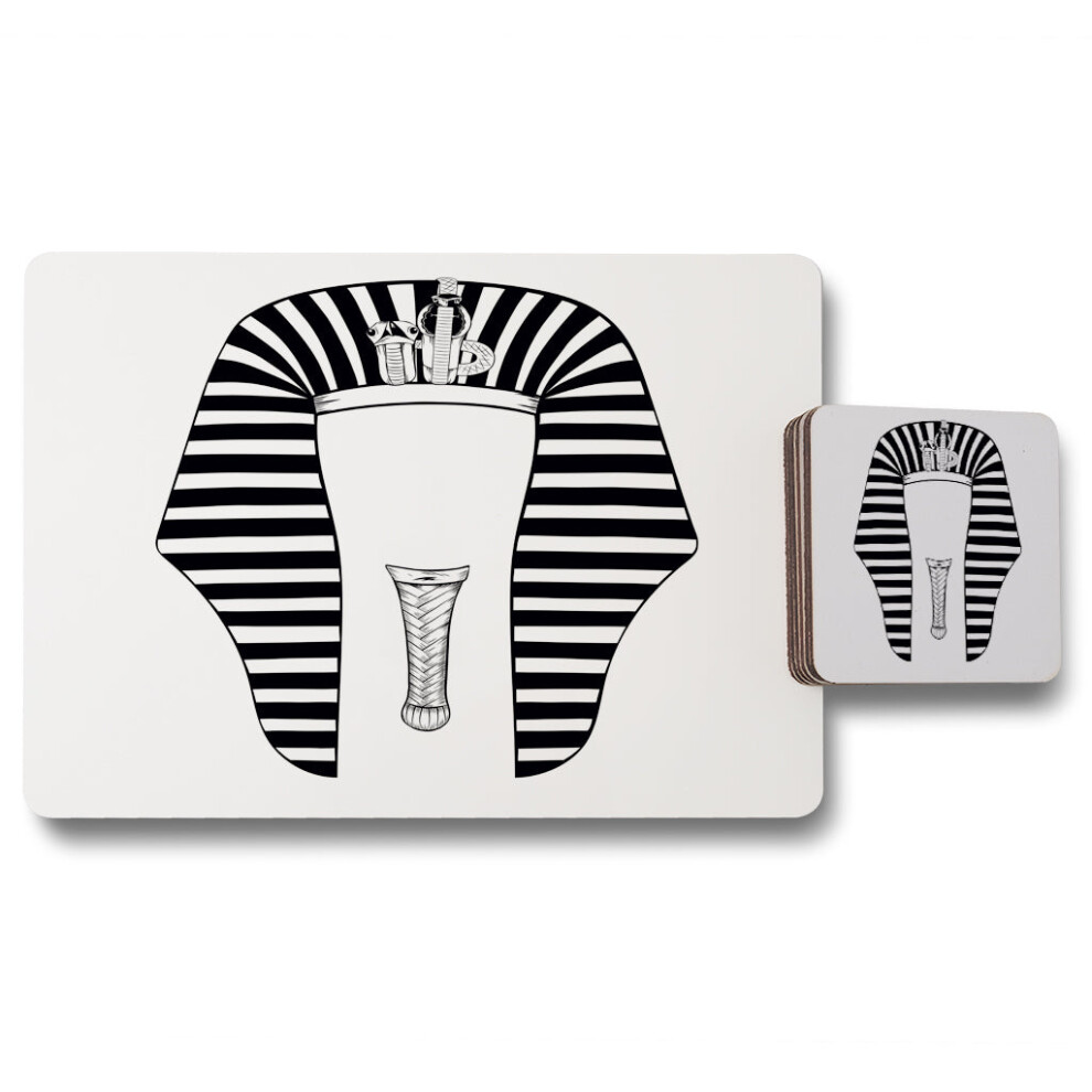 tutankhamun placemat coaster set-image-OPC-PHHYQDR-NEW
