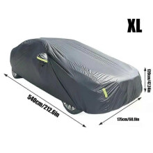 (540X175X120 CM) Car Cover Waterproof Heavy Duty Snow Cover All Weather Car Cover Windproof Protection Cover Breathable Dustproof Car Accessories