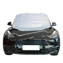 (suv, 1) Waterproof Cover Exterior Car Covers Outdoor Half Awning Anti-Snow Windshield Proof Protective Cotton Sunshade Anti Ice Frost
