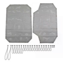 (D) HEBE Car Roof Sunshade Net Heat Insulation Net For Jeep Wrangler JK 4door 2007-2017 Exterior Accessories