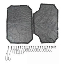(A) HEBE Car Roof Sunshade Net Heat Insulation Net For Jeep Wrangler JK 4door 2007-2017 Exterior Accessories