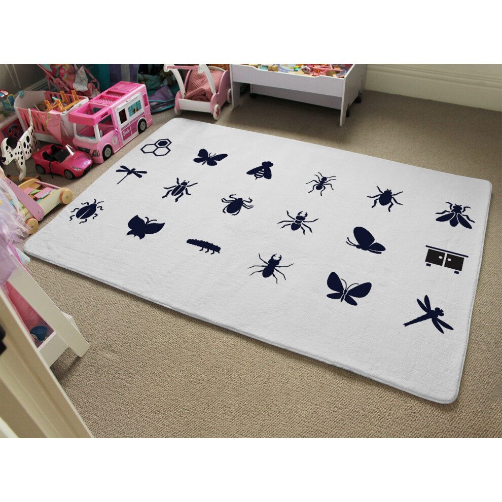 Benjamin Tate Design Insect Icons Rug