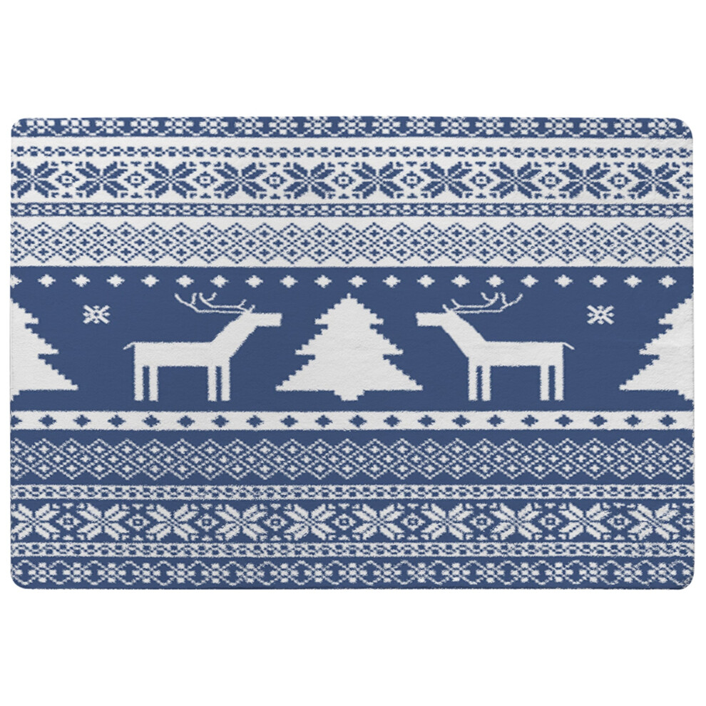 knitted pattern of white snowflakes rug-image-OPC-PHHYXRM-NEW