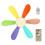 (Multicolor Crystal lampshade) E27 Modern Reversible Ceiling Fan Light 40w Bedroom Remote Control Fan Light 1